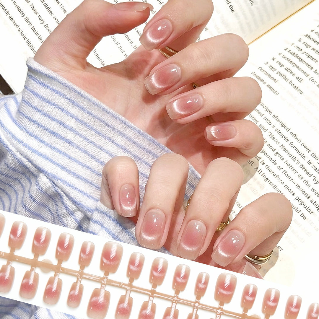 Elegant French Tip Press-On Nails