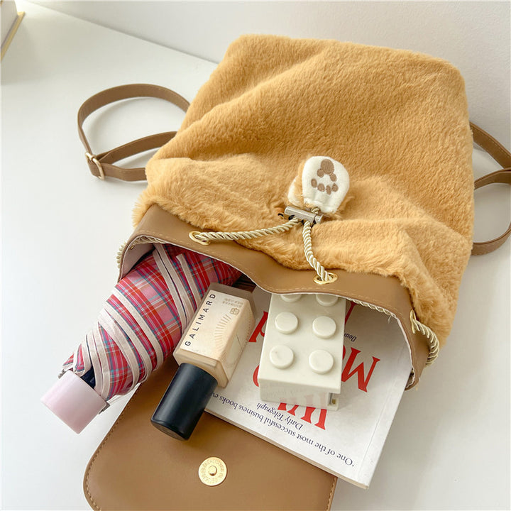 Plush backpack with animal motif Stornfield