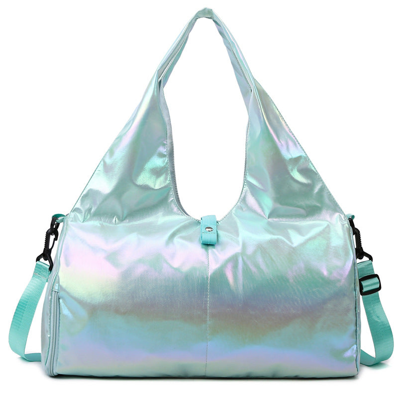 Iridescent Multi-Pocket Travel Tote Bag Stornfield