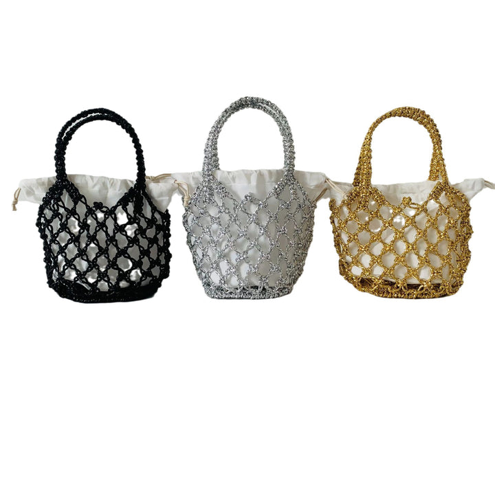 Net shopping bag with interior lining Stornfield