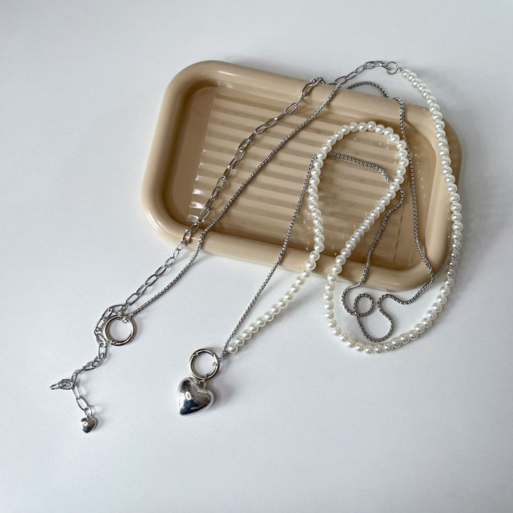Heart-Designed Beaded Eyewear Chain Stornfield