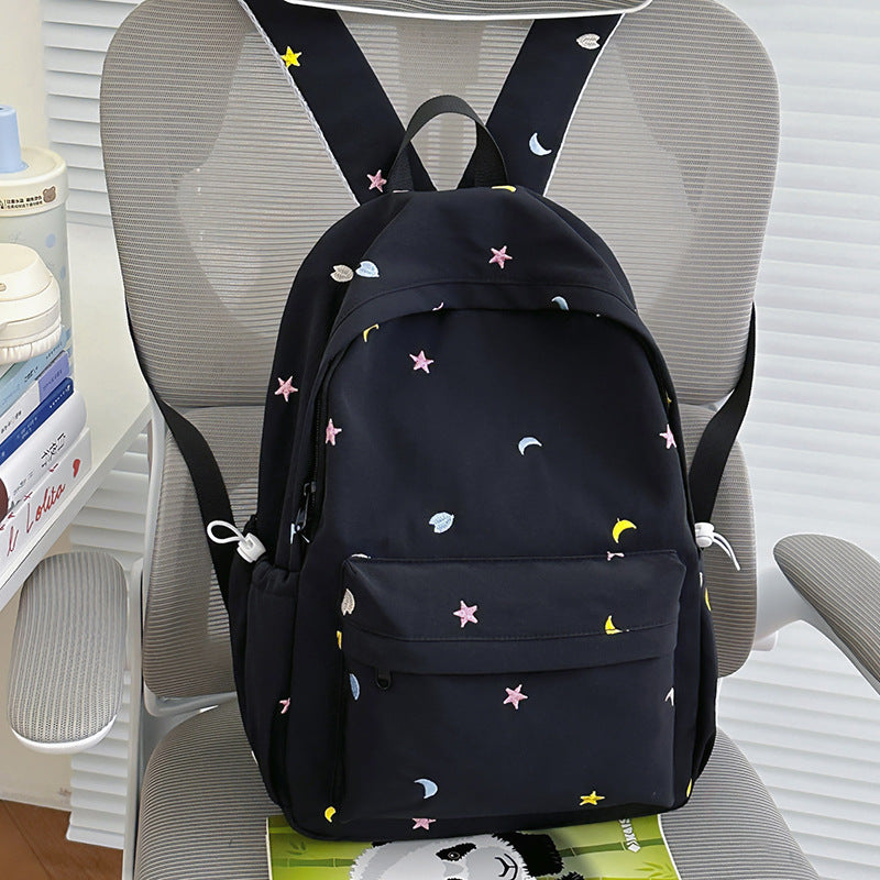 Embroidered Moon and Star Backpack Stornfield