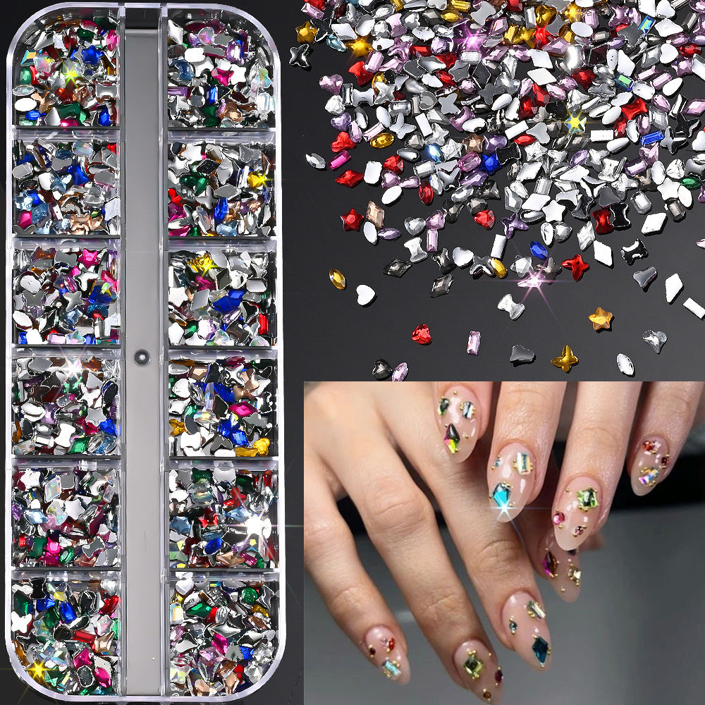 Nail Art Decorative Gemstone Set