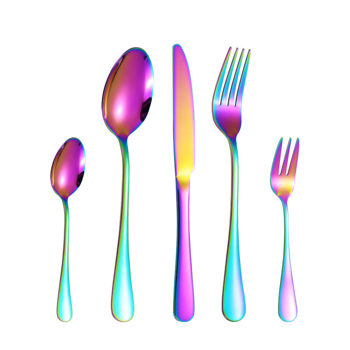 Elegant stainless steel cutlery set with ergonomic handle Stornfield