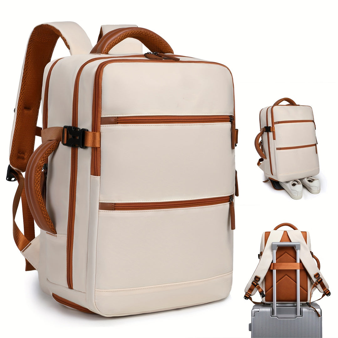 Unisex multifunctional business backpack with padded laptop compartment and removable carrying handle Stornfield