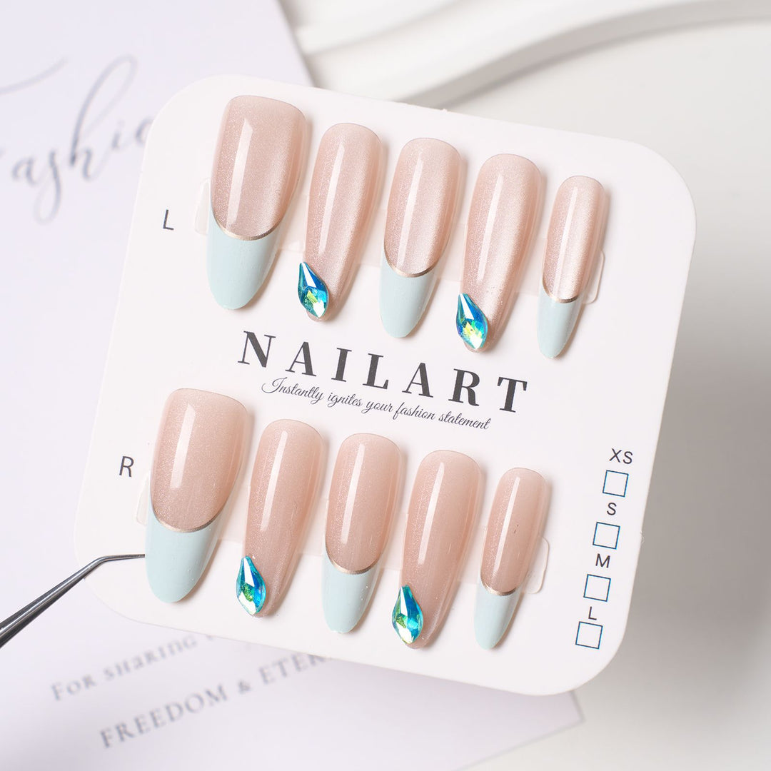 Artistic 3D Butterfly Press-On Nail Set Stornfield
