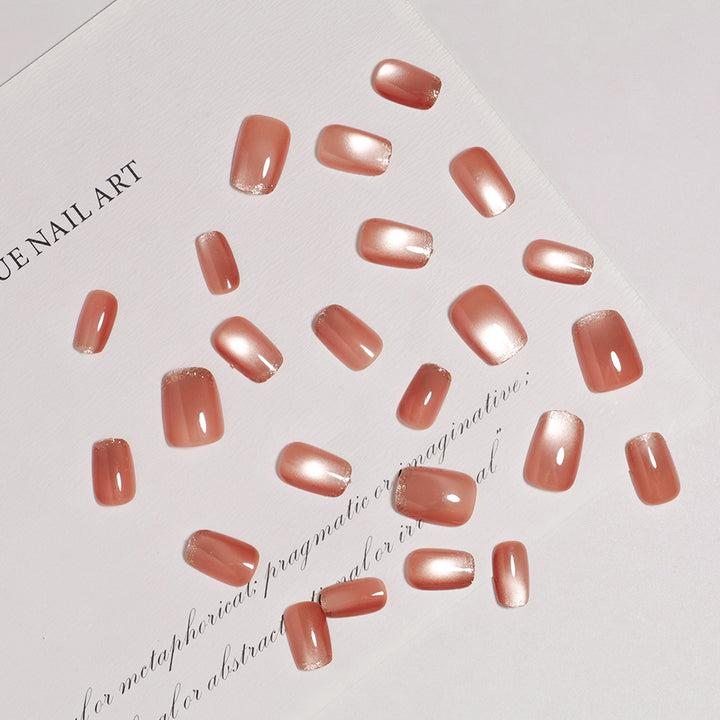 Premium Glossy Gel Press-On Nail Set Stornfield