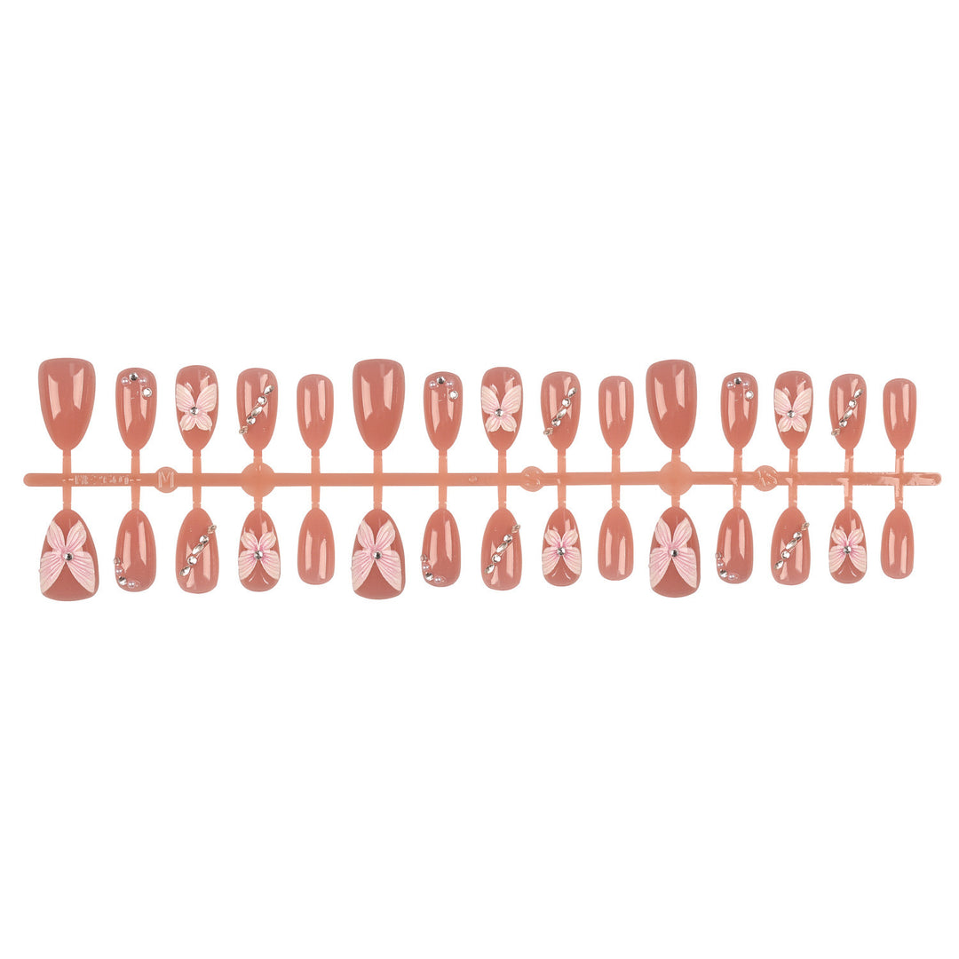 Decorative Floral Nail Kit