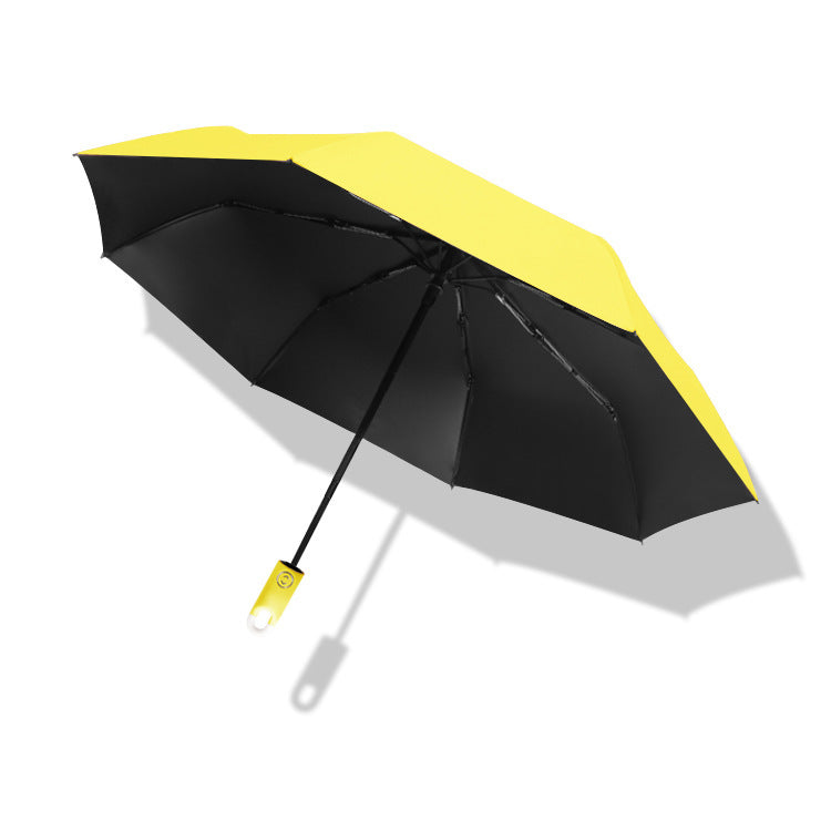 Women's elegant folding umbrella with ergonomic grip and UV protection Stornfield