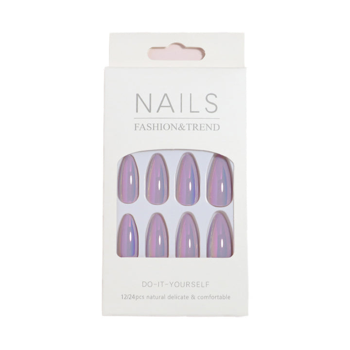 Premium Glossy Long Press-On Nails Stornfield