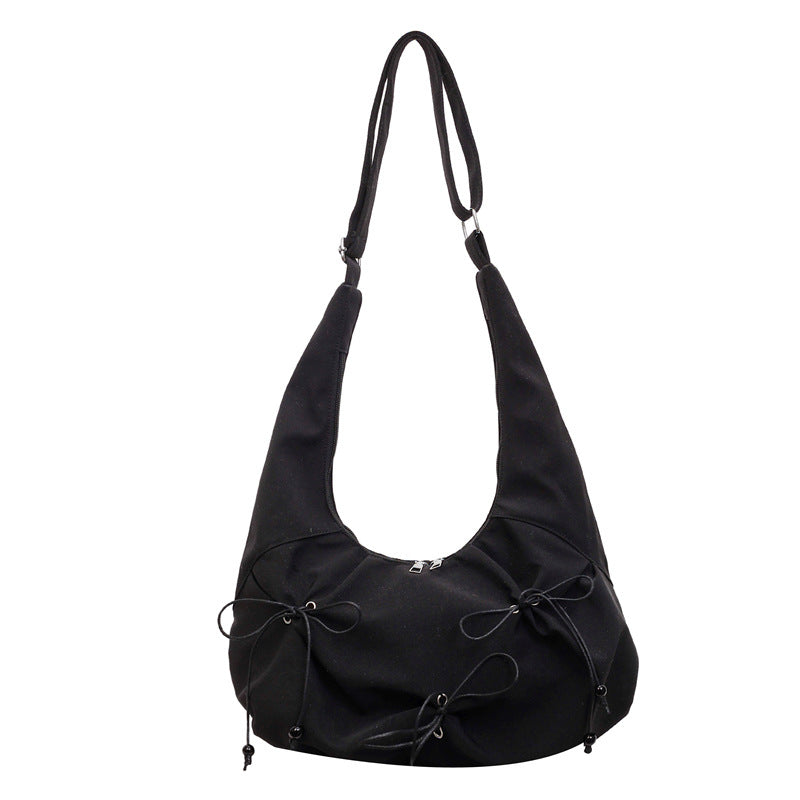 Fashionable Soft Fabric Slouchy Shoulder Bag