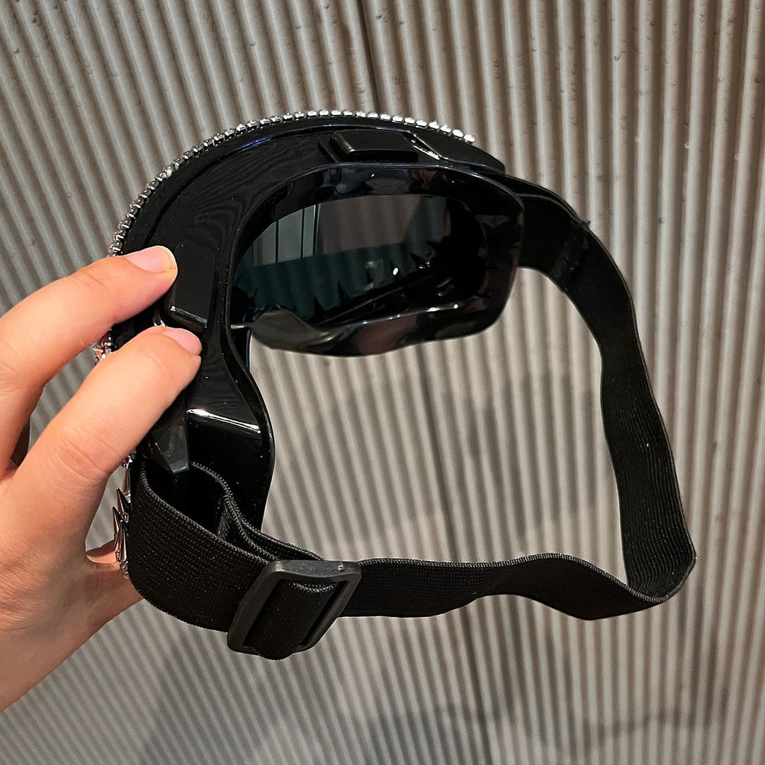 Ladies Ski Goggles with Extravagant Rhinestone Design Stornfield