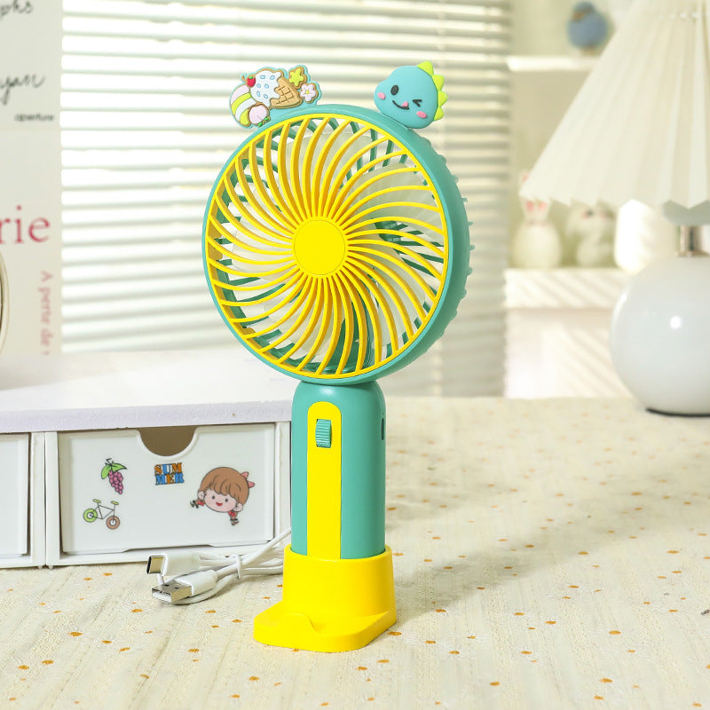 Women's Portable Hand Fan with Playful Animal Design Stornfield