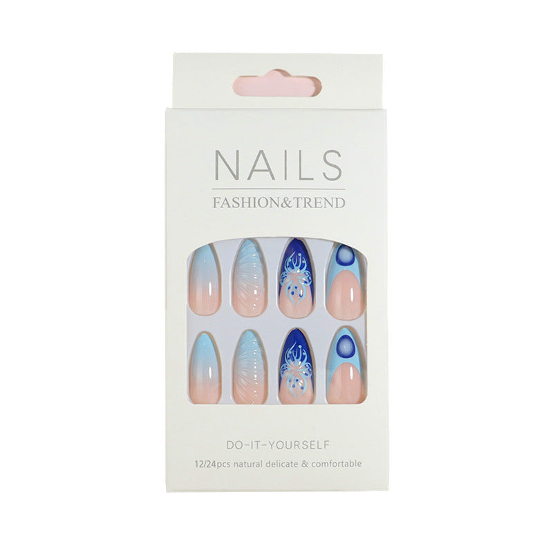 DIY Artistic Press-On Nail Set Stornfield