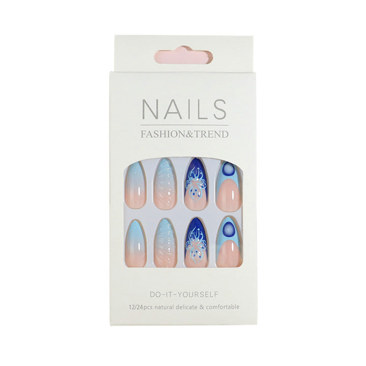 DIY Artistic Press-On Nail Set Stornfield