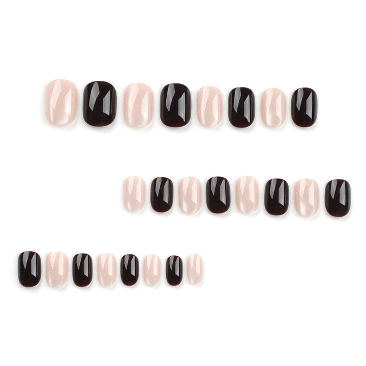 Artful nail extensions with elegant glitter and ombre design Stornfield