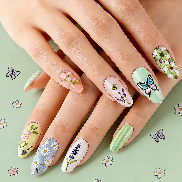 Artistic Floral Nail Art Stornfield 1787542804