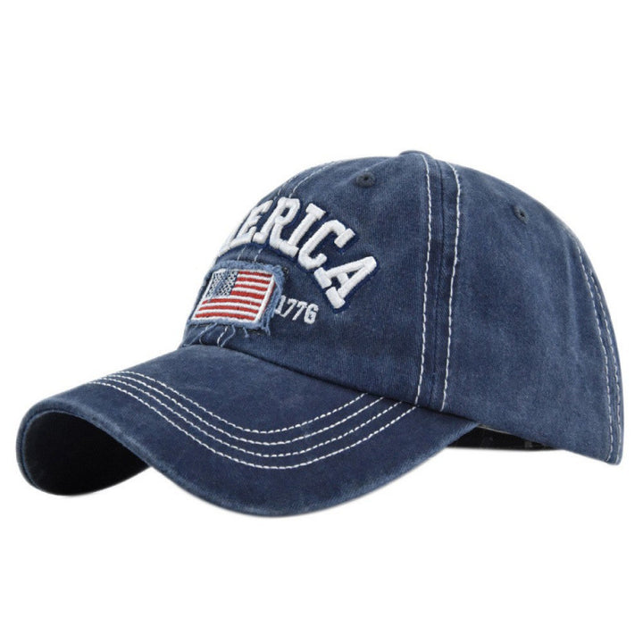 Men's Vintage-Inspired Embroidered Baseball Cap Stornfield