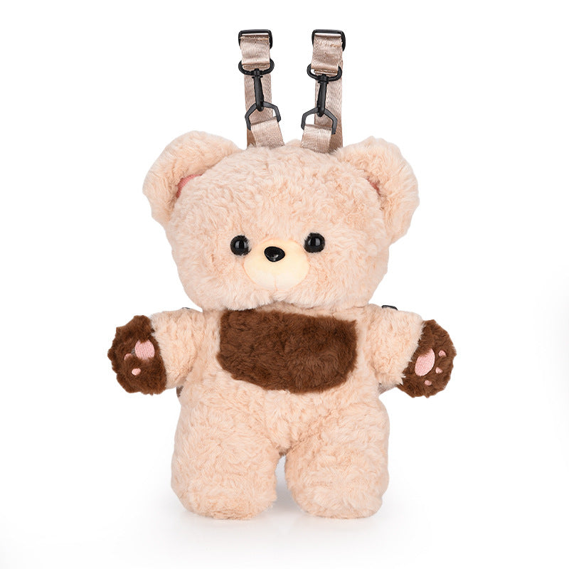 Plush backpack with cute teddy design Stornfield
