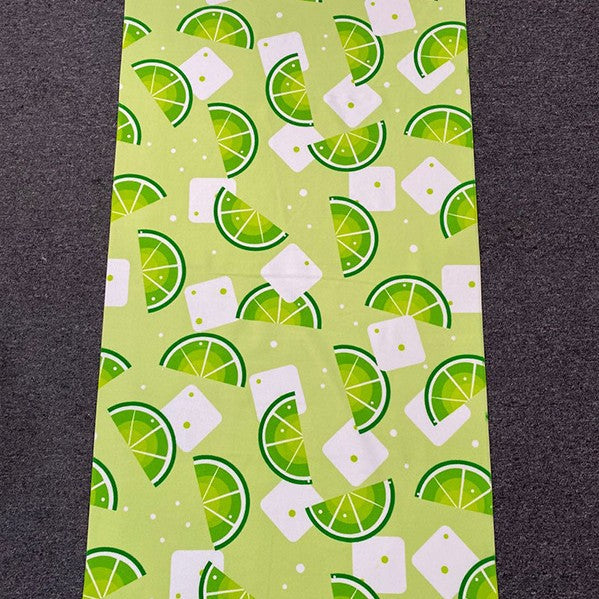 Beach towel with tropical flamingo design Stornfield