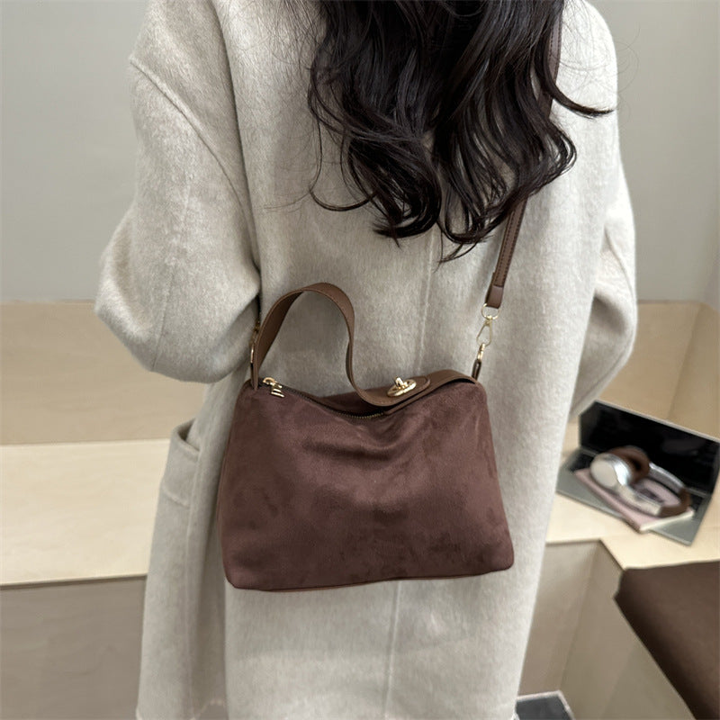 Suede Mini Handbag