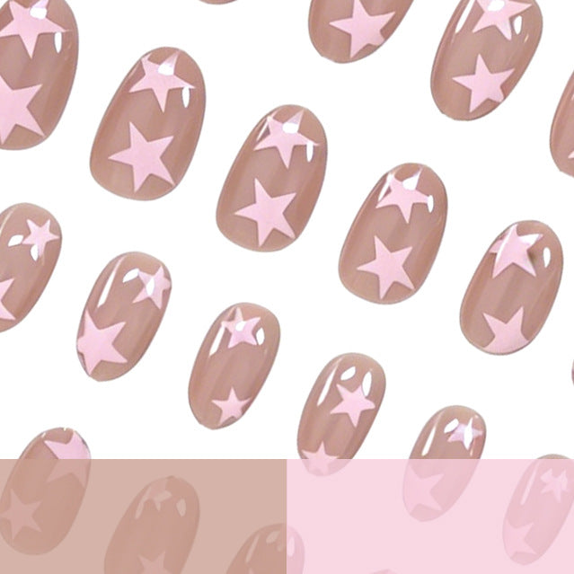 Artistic Star Pattern Nail Art Stornfield