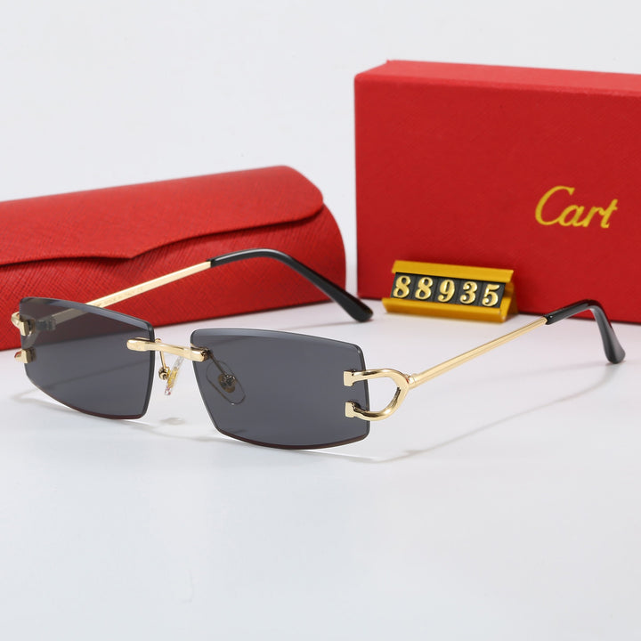 Women Elegant Minimalist Sunglasses with Unique Metal Details Stornfield