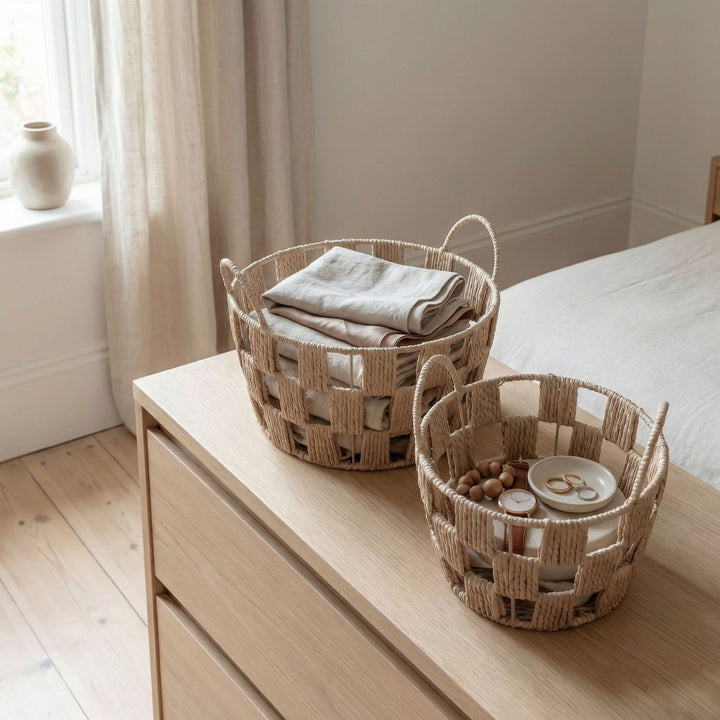 Basket set with handles Stornfield