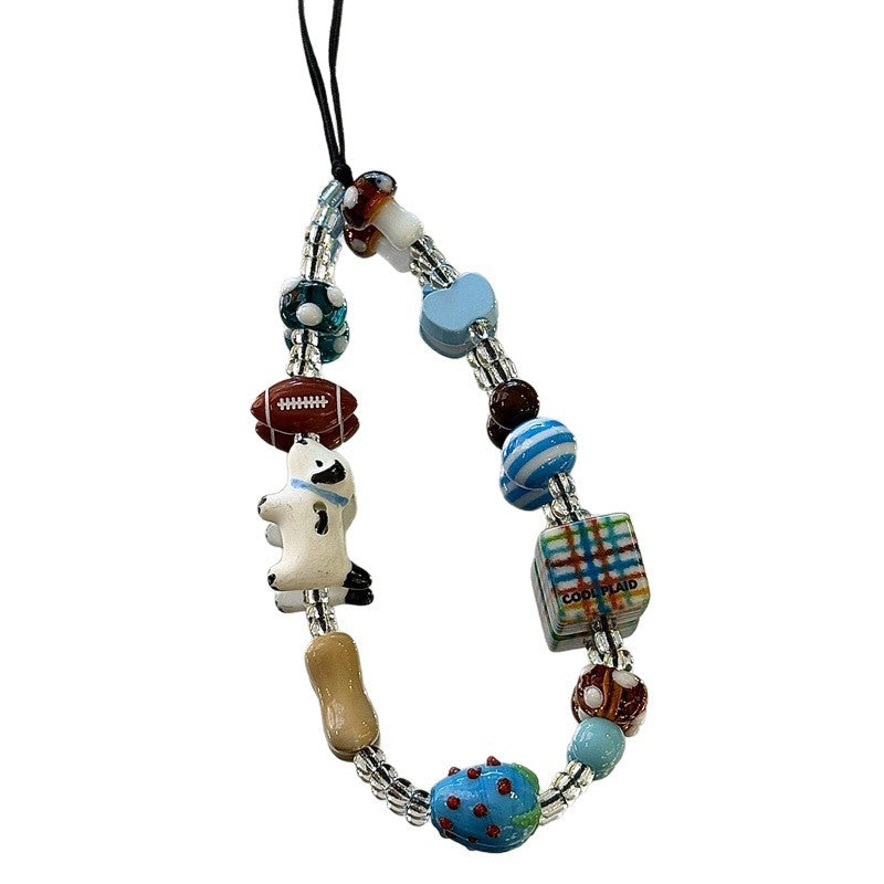 Handcrafted Beaded Charm Lanyard Stornfield