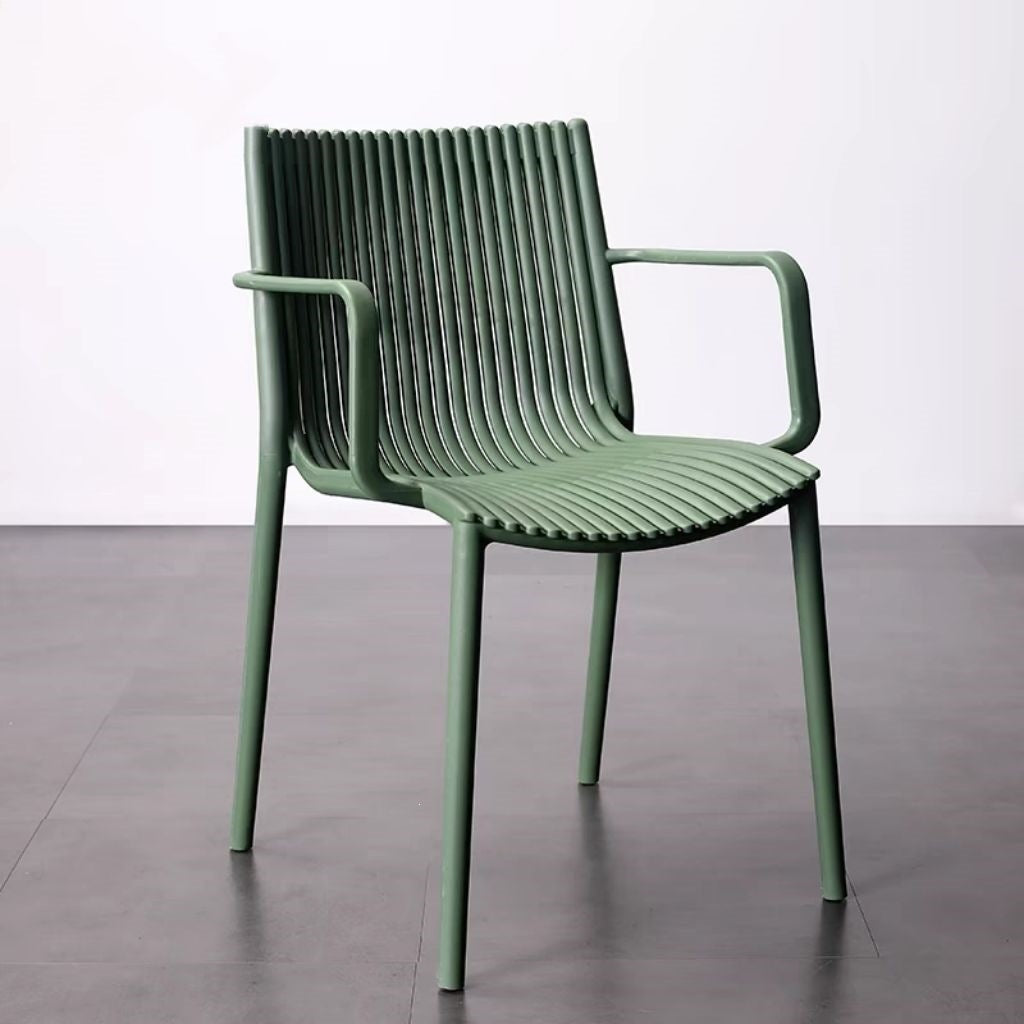 Contemporary Slatted Dining Chair Stornfield
