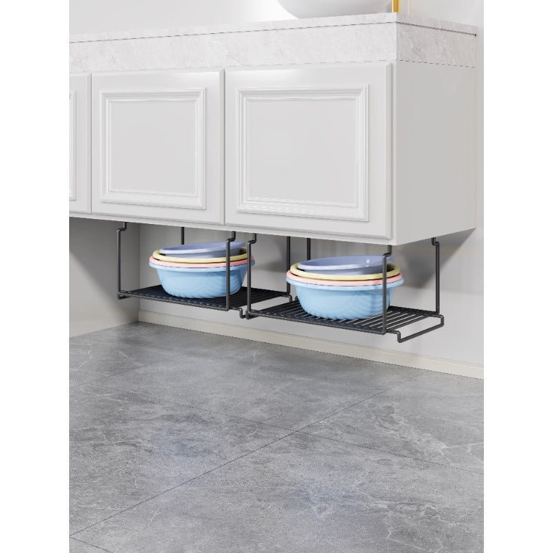 Under-Cabinet Hanging Sliding Wire Storage Shelf