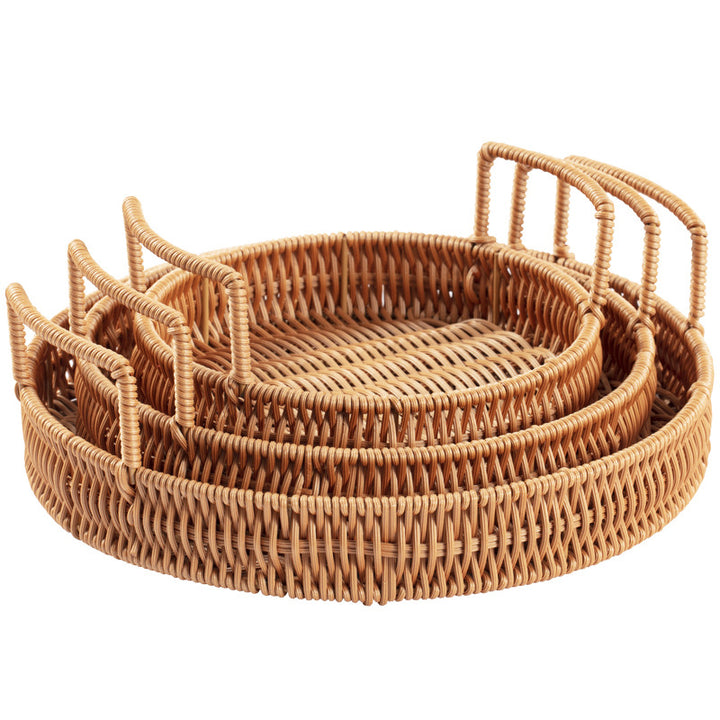 Decorative Woven Serving Tray Stornfield