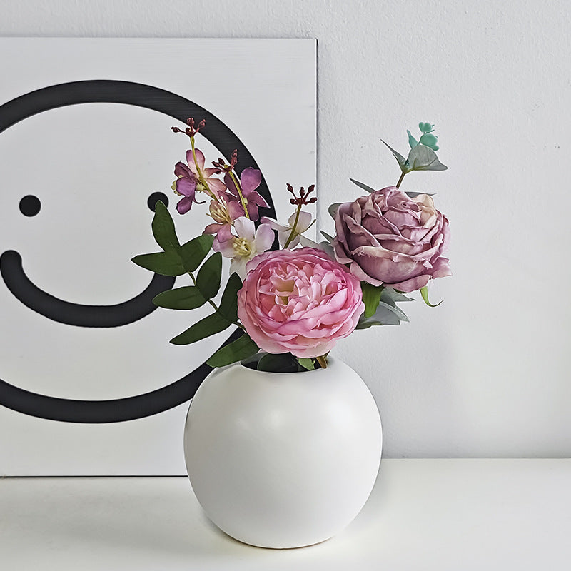 Minimalist Round Ceramic Planter