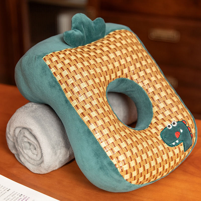 Plush seat cushion with dinosaur design Stornfield