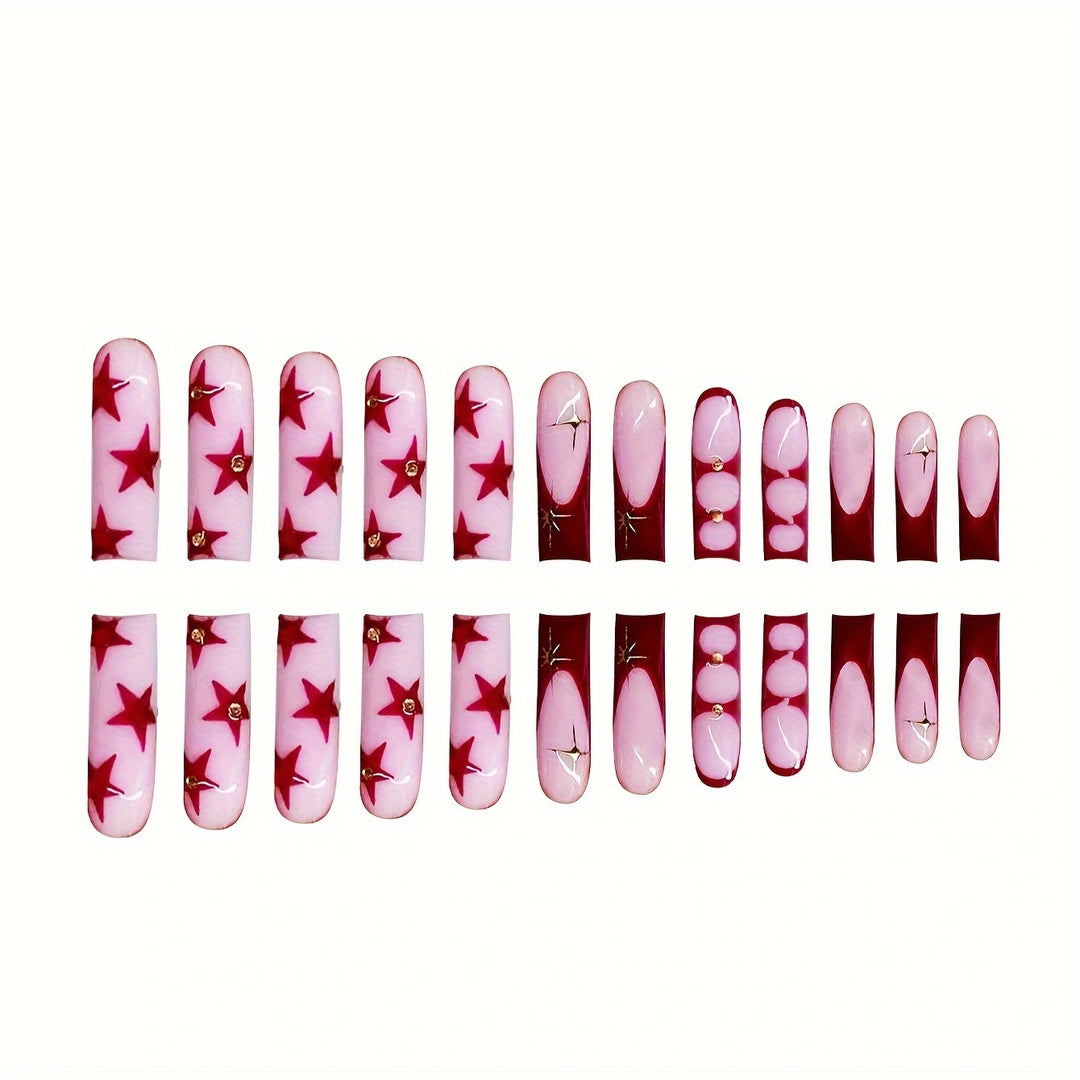 Star-Accent Press-On Nail Art Stornfield