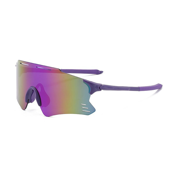 Unisex nan sporty sunglasses with a single-piece visor polarized lenses non-slip nose pad Stornfield