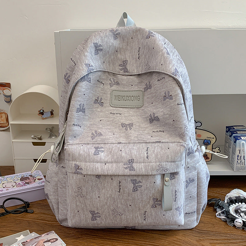 Stylish Butterfly Print Backpack Stornfield