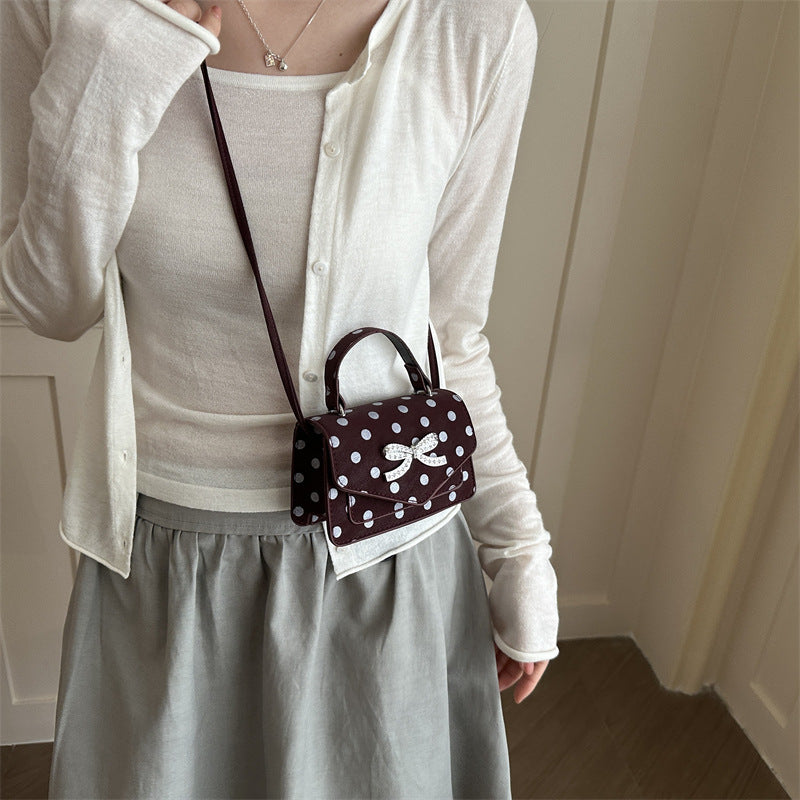 Stylish Polka Dot Handbag