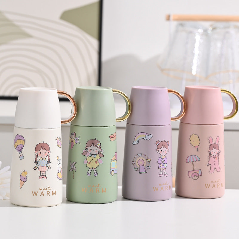 Ladies Insulated Carafe with Colorful Motif Design Stornfield