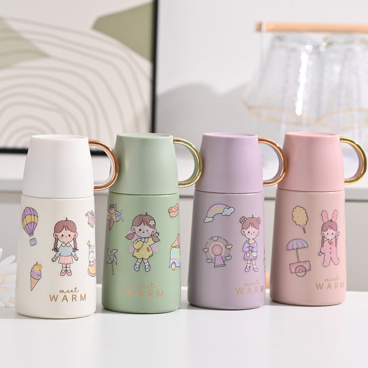 Ladies Insulated Carafe with Colorful Motif Design Stornfield