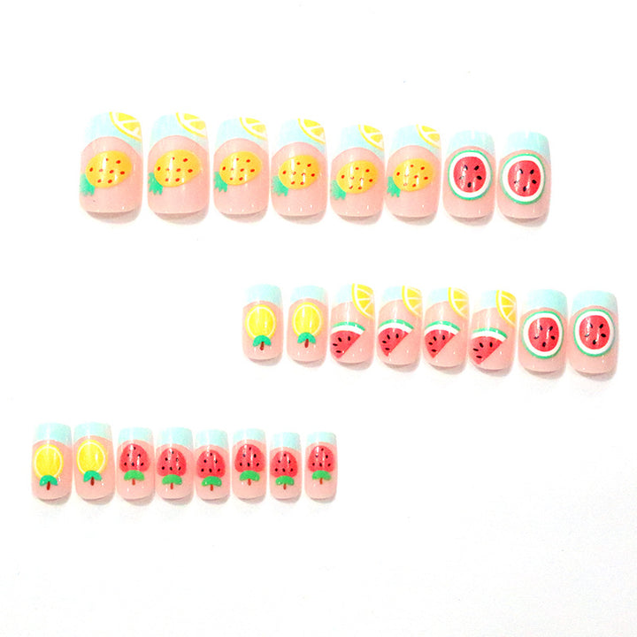 Fun Fruit-Themed Acrylic Nail Art Stornfield