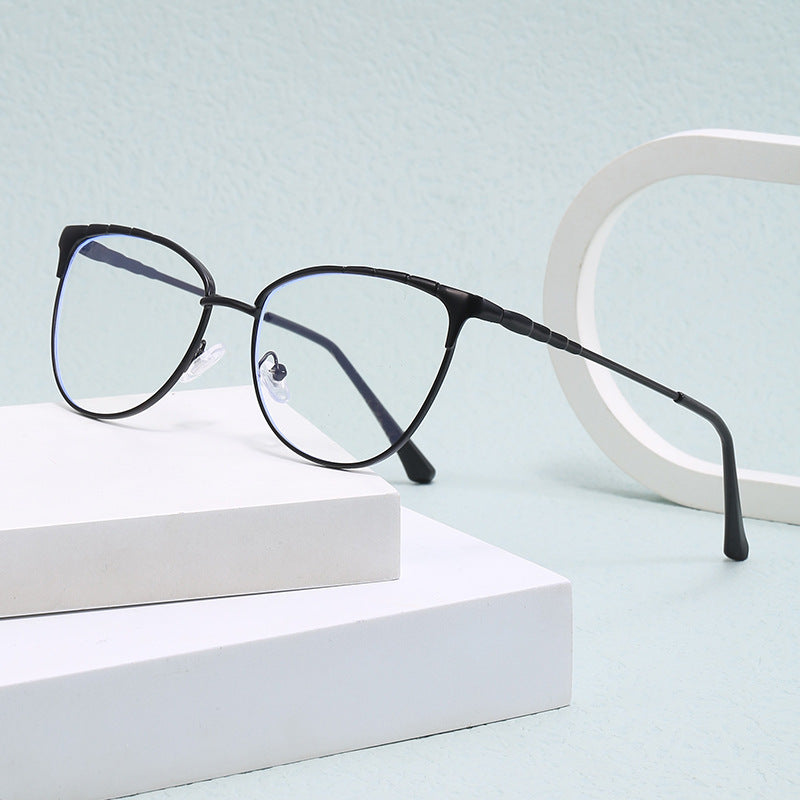 Ladies Cat-Eye Glasses with Fine Metal Accents Stornfield