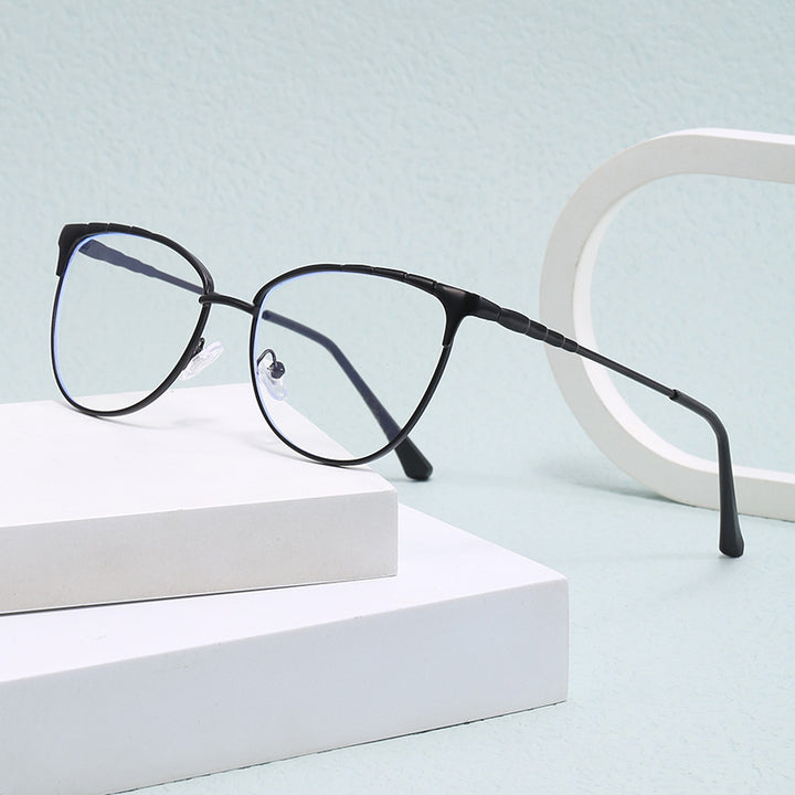 Ladies Cat-Eye Glasses with Fine Metal Accents Stornfield