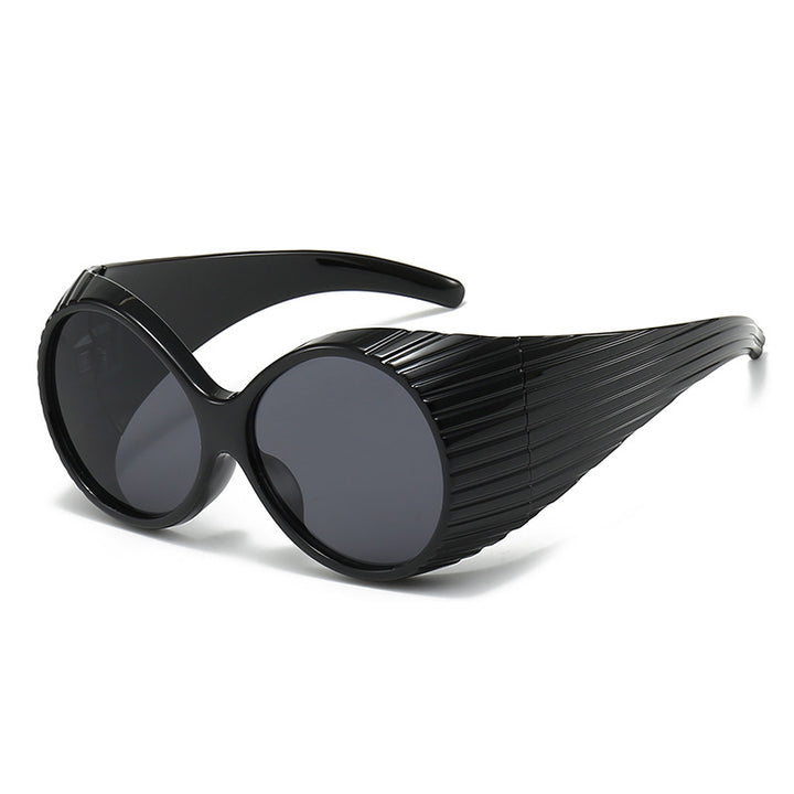 Women Oversized Cat-Eye Sunglasses with Stylish, Textured Frame Stornfield
