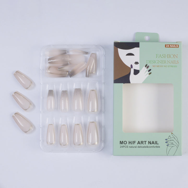 Artificial nails with elegant glitter accents Stornfield