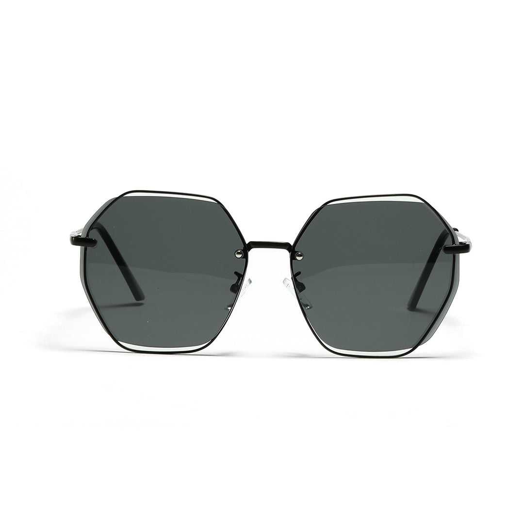 Women's fashionable octagonal sunglasses with elegant frame Stornfield