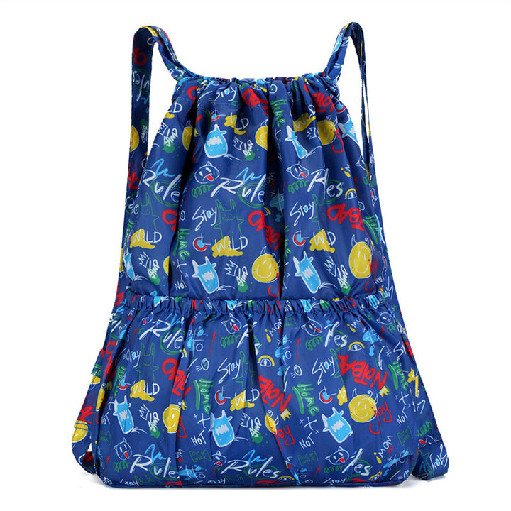 Floral Print Drawstring Backpack Stornfield