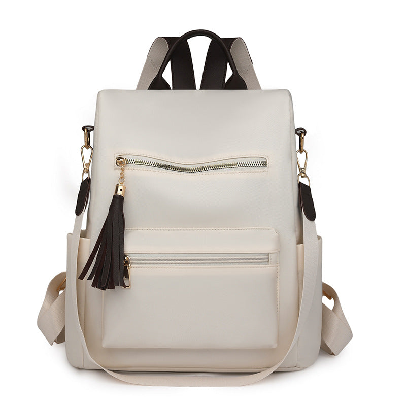 Elegant Multi-Pocket Backpack with Detachable Strap Stornfield