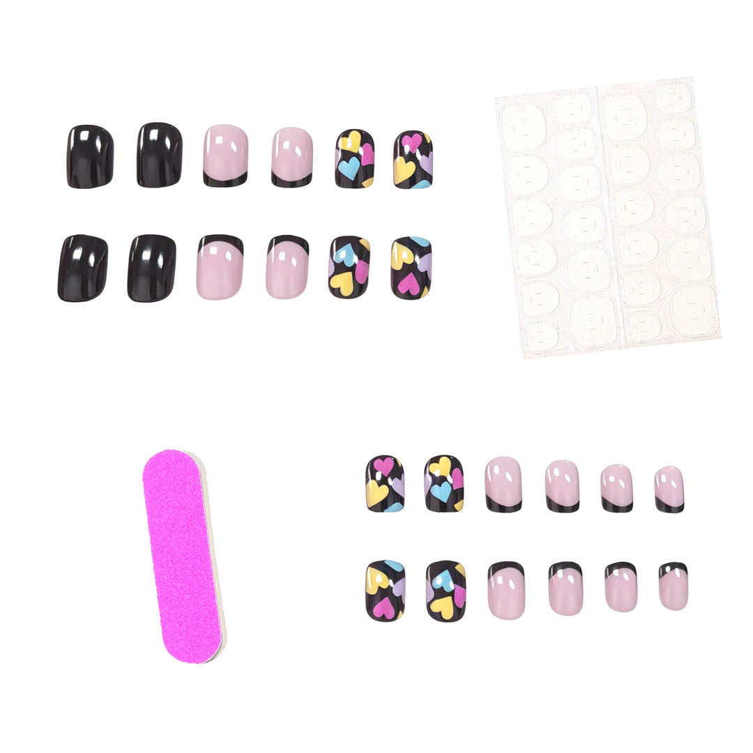 Artistic Heart Pattern Nail Art Stornfield
