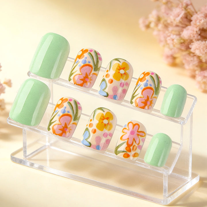 Floral Abstract Nail Art Stornfield
